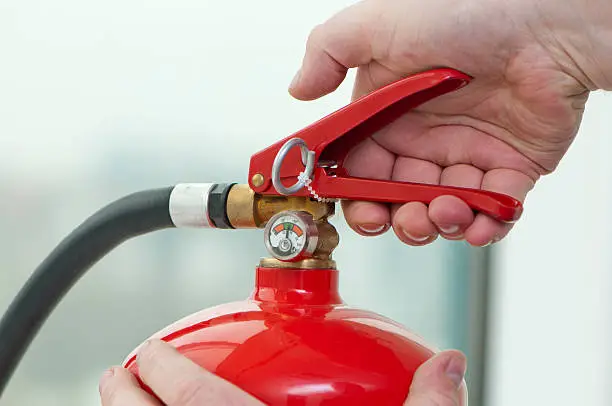 Extintor para ponto de recarga