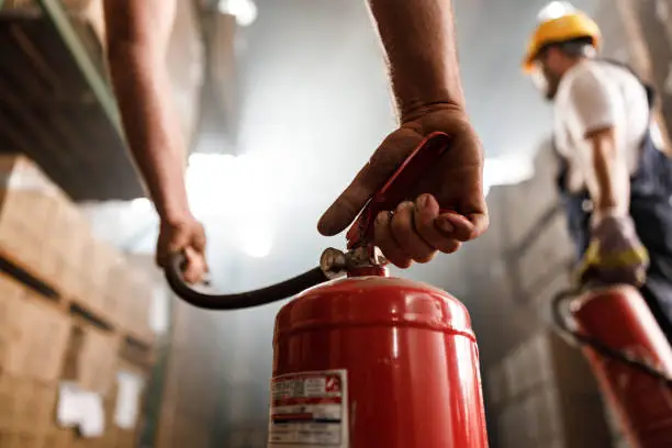 Manutenção de extintor de incêndio
