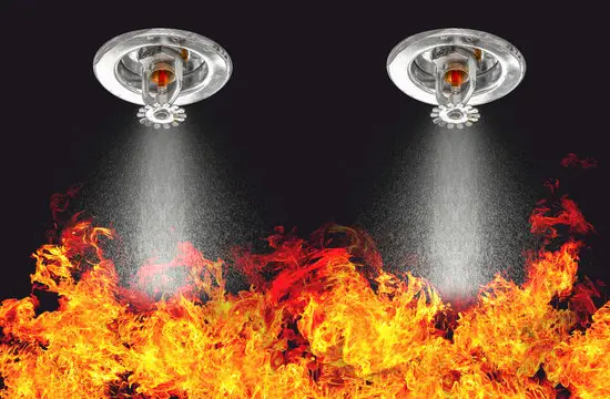 Sistema de supressão de incêndio
